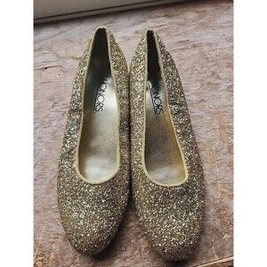 Honors little girl gold glitter dress shoes Size 3.5 Girls
